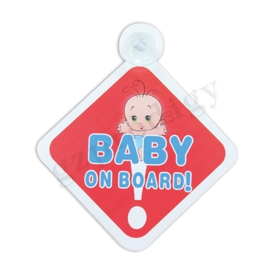 bébé démontable inodore carré de 127x127mm Multiscene à bord d'autocollant pour la sécurité de bébé