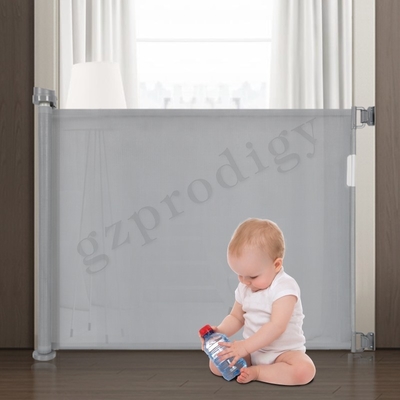 55&quot; - 118&quot; escaliers extensibles de Multiscene Mesh Retractable Baby Gate For