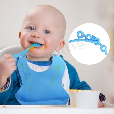 Bavoirs d'alimentation pour bébé réglables imperméables mangeant des bavoirs anti-sales