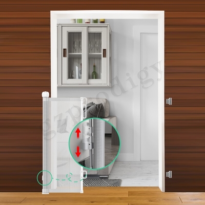 Porte pour bébé rétractable en PVC en ABS Porte de sécurité pour chien pour porte