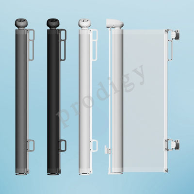 Porte rétractable de sécurité de 120 pouces sans perçage multi-directionnelle Porte de sécurité amovible