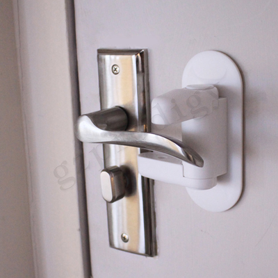 Couleur blanche de la serrure DB002 de levier de porte de poignée de bébé de produits faciles de sécurité