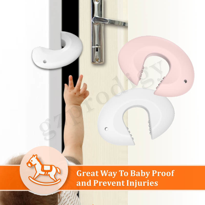 Butoir de porte de dessin animé à l'épreuve des enfants en silicone pour la protection contre le pincement des doigts de bébé