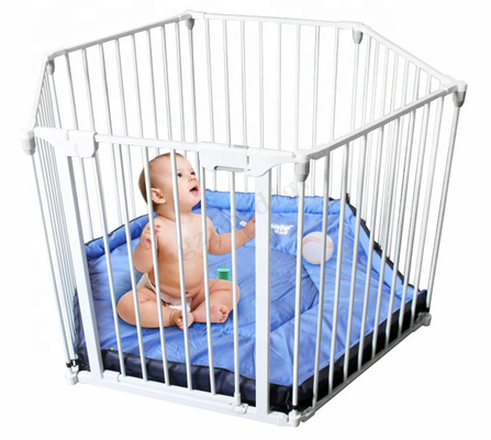 Universel matériel pliable du fer pp de parc de bébé en métal sans danger pour les enfants