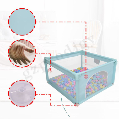 le vert carré de 1.2*1.2m adaptent le parc aux besoins du client portatif de bébé pour des garçons et des filles