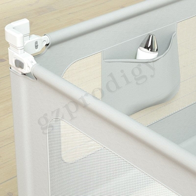 Levage détachable évident de Grey Iron Baby Bed Rail verticalement