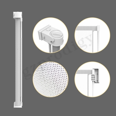 Enroulez Mesh Dog Gate escamotable démontable, animal familier extensible Mesh Guard Gate