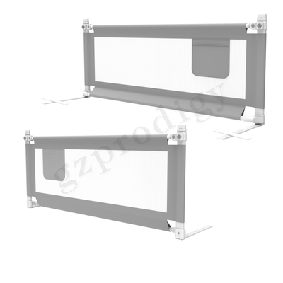 1.8m Mesh Bed Safety Guard, pare-chocs multifonctionnel de lit d'enfant en bas âge