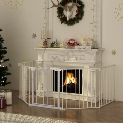 Barrière démontable vigoureuse de bébé en métal de Prodigy, parc pliable de bébé de yards détachables de jeu