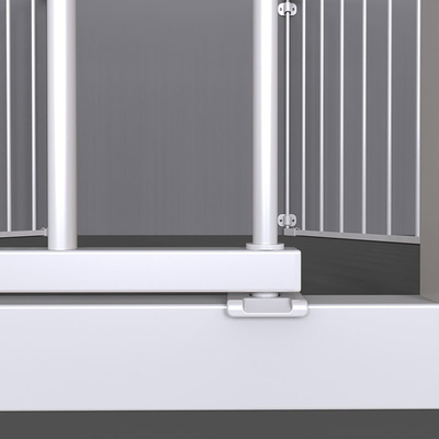 Barrière démontable vigoureuse de bébé en métal de Prodigy, parc pliable de bébé de yards détachables de jeu