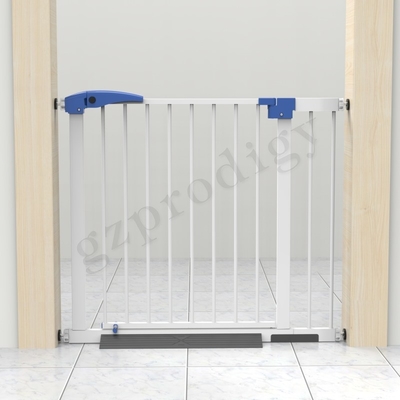 Porte pratique de barrière de bébé de Multiscene, promenade en métal ISO9001 par la porte de sécurité