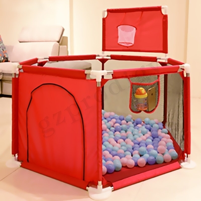 Barrière portative multicolore pliable Oxford Fabric Material de Playard de bébé