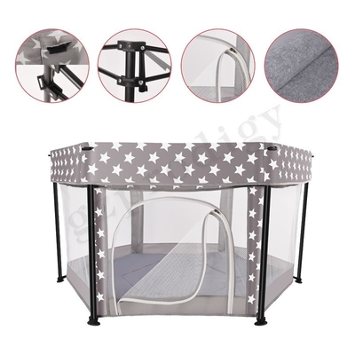 Utilisation d'intérieur et extérieure en métal de tissu de bébé de Playard de pliage de parc portatif multifonctionnel de voyage