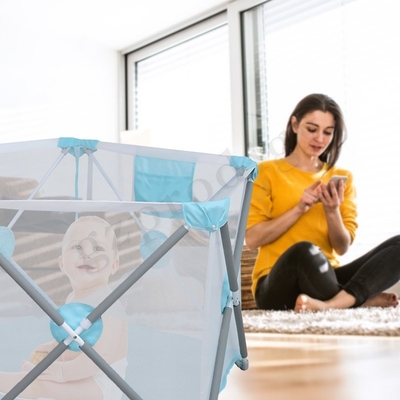 Bébé portatif Playard de voyage de Multiscene avec le tube d'acier inoxydable
