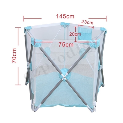 Bébé portatif Playard de voyage de Multiscene avec le tube d'acier inoxydable