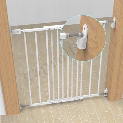 Porte extensible de chien en métal d'ABS pour réglable pratique de porte