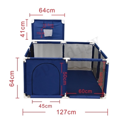 Taille portative extérieure respirable de Playard de bébé de Prodigy bébé portatif Playard de Multiscene de 25 pouces