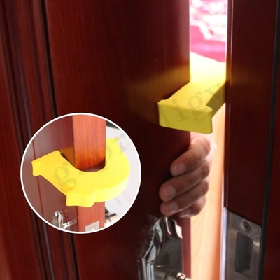 Bouchon portatif sans danger pour les enfants de porte de bande dessinée, bouchon inodore de claquement de porte de mousse