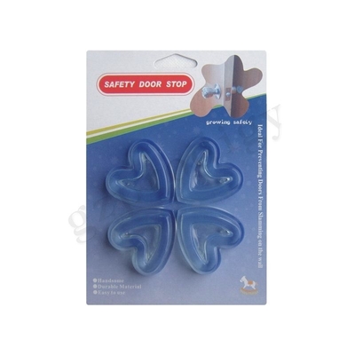 Arrêt de porte transparent inodore de Multiscene de biens de Prodigy, bouchon en caoutchouc transparent de porte de PVC