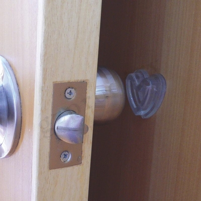 Arrêt de porte transparent inodore de Multiscene de biens de Prodigy, bouchon en caoutchouc transparent de porte de PVC
