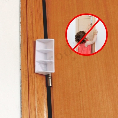 Agrafe en plastique inodore multifonctionnelle de porte, garde portative de pincement de charnière de porte
