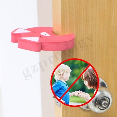 Abrasion de Door Stop Nonslip de mousse de doigt de garde légère de pincement anti
