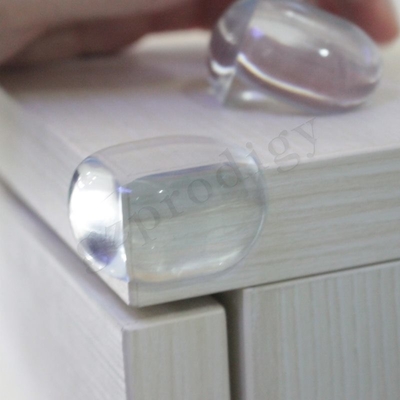 Garde de plastique claire vigoureuse Childproof Abrasion Resistant de bord de PVC