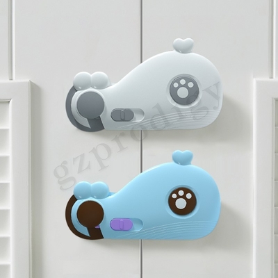 Serrure d'armoire de forme de baleine belle de tiroir de verrou de sécurité drôle de bébé