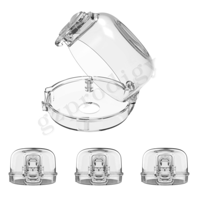 Oven Knob Covers de plastique transparent, couvertures universelles de bouton de gaz
