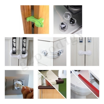 Vente à chaud PVC non toxique ABS serrure de sécurité pour bébé polyvalent pour le salon