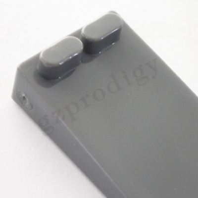 La porte en plastique antidérapante de PVC d'OEM coincent 88x40x19mm Grey Color foncé