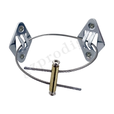 La sécurité de mobilier métallique de nickel attache l'argent non-toxique Grey Color