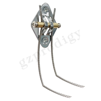 La sécurité de mobilier métallique de nickel attache l'argent non-toxique Grey Color