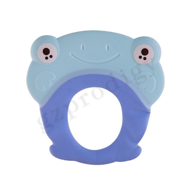 Matériel non-toxique 26.5x25.7cm du chapeau pp TPR de Bath de bébé de Multiscene 	Chapeau de shampooing de bébé