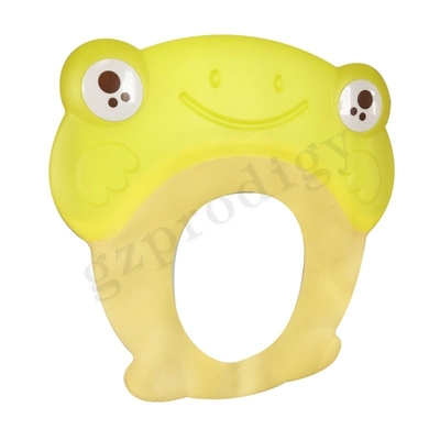 Matériel non-toxique 26.5x25.7cm du chapeau pp TPR de Bath de bébé de Multiscene 	Chapeau de shampooing de bébé