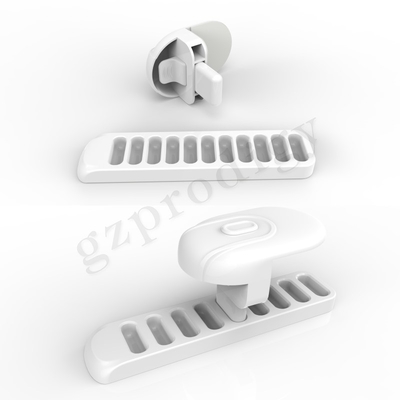 Couleur blanche matérielle 156x53x68.5mm de bébé d'OEM d'ABS solide de sécurité