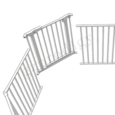 Parc pliable de bébé en métal durable blanc universel d'intérieur