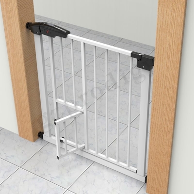 Métal Cat Pet Friendly Stair Gate Multiscene durable de portes
