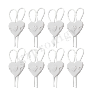 Couleur blanche sans danger pour les enfants Bendable non adhésive de sécurité de poignée de porte