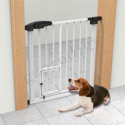 Porte extensible de sécurité de l'animal familier EN1930, porte de fer de Multiscene pour des escaliers