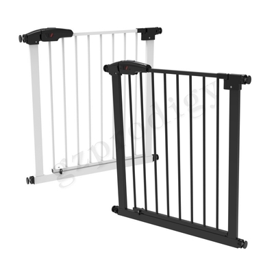 Porte triple d'animal familier de bébé de protection de bébé de sécurité de porte de bébé de porte étroite automatique réglable de sécurité