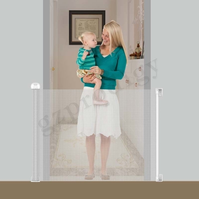 Protection escamotable se pliante portative d'escalier de sécurité de portes pour des bébés et des animaux familiers