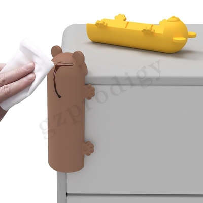 La double bande dégrossie d'enfants de sécurité de preuve de pare-chocs adhésif de meubles Nourriture-a évalué les protecteurs faisants le coin de silicone