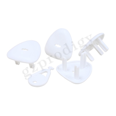 Type du R-U de trois ABS de Pin Durable couverture de prise de débouché de sécurité de bébé pour la protection électrique