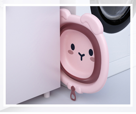 Lavabo de sauvegarde pliable en plastique d'arc de lavage de l'espace de conception de bande dessinée