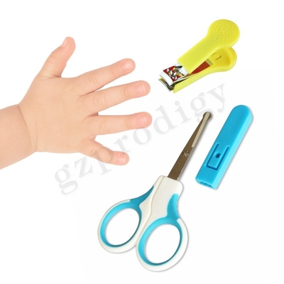 Kit d'ongles pour bébé Kit de manucure pour bébé et pack de ciseaux à ongles pour bébé avec judas de sécurité pour nouveau-né