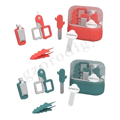 Ensembles de coupe-ongles de kit de coupe-ongles de bébé de style mignon avec la lime à ongles pointue
