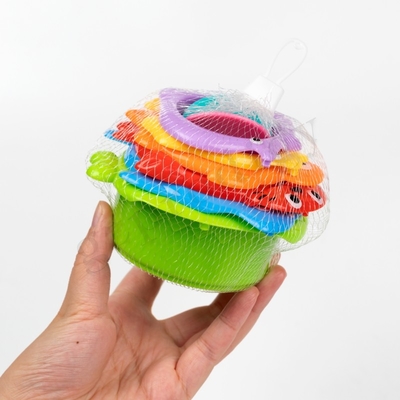 6pcs jouets empilables en plastique éducatifs autres produits pour bébés empilables flottants