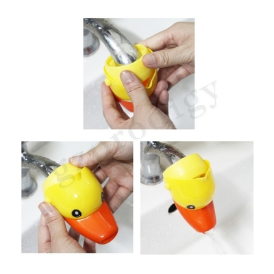 Utilisation mignonne de Kithcen de salle de bains de supplément de Duck Shape Plastic Kids Facuet