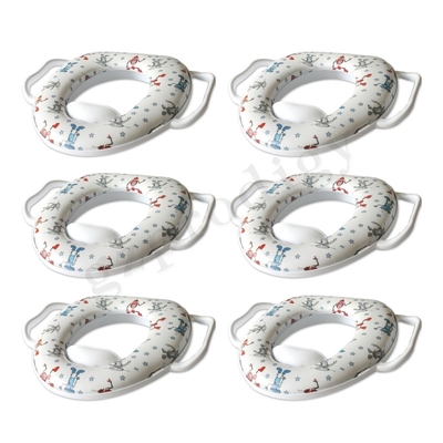 Coussin de siège de toilette ovale universel pour siège d'apprentissage de la propreté pour enfants